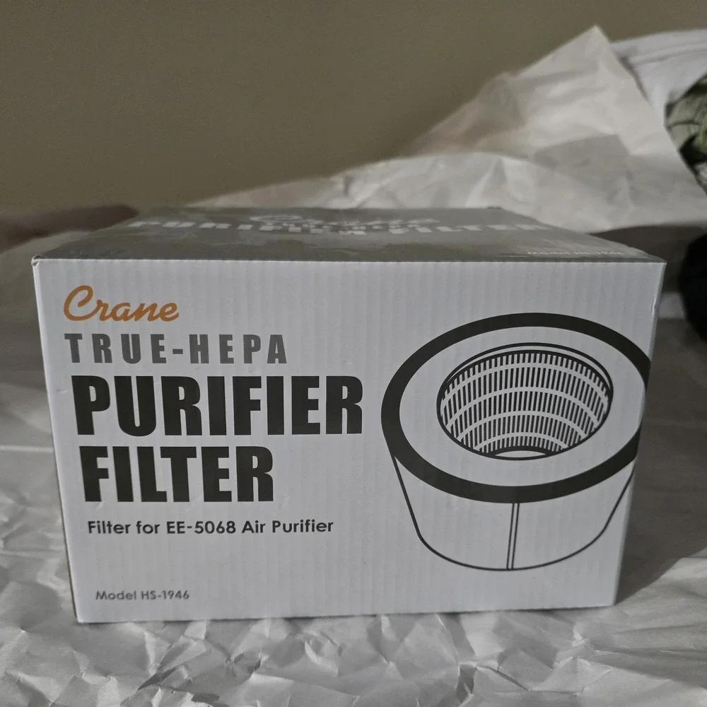 Crane True-Hepa Purifier Filter for EE-5068 Air Purifier New. Model HS-1946